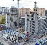 Ход строительства дома № 1, корпус 1 (ГП-5.2) в ЖК Уездные кварталы -