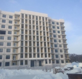 Ход строительства дома 1 в ЖК Ривер Парк -