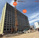 Ход строительства дома 36 в ЖК Авиатор (Авиатоr) -