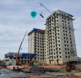 Ход строительства дома 2 в ЖК Новые Горизонты на Советской -