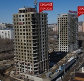 Ход строительства дома 1 в ЖК Бродский -