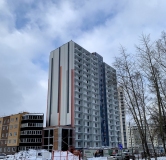 Ход строительства дома 1, секция 1, 2 в ЖК Знаменский -