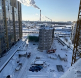 Ход строительства дома 3 в ЖК Уникум на Кутуя -