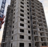 Ход строительства дома 1 в ЖК Акварели на Высоте -