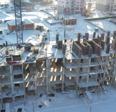 Ход строительства дома 29 (ГП-1) в ЖД Рассвет -