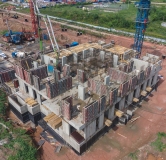 Ход строительства дома 2, корпус 4, 2 этап в ЖК Чижи -