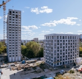 Ход строительства дома 93, корпус 1 в ЖК По ул. Полевая -
