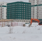 Ход строительства дома 10, 1 этап в ЖК Новый интеллек -