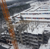 Ход строительства дома блок-секция 6-9 в ЖК Радуга -