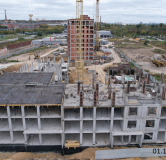 Ход строительства дома 1б в ЖК Семейный квартал Флагман (Наши Баташи-5) -