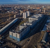 Ход строительства дома 30 в ЖК Галактика -