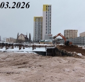 Ход строительства дома секция 2 в ЖК Нью Лайф -