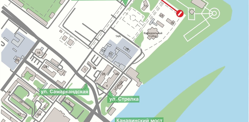 Улицу Стрелку частично перекрыли в Нижнем Новгороде 9 сентября - фото 1