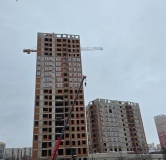 Ход строительства дома литер 15 в ЖК Холмогоры -