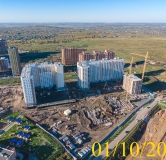 Ход строительства дома 11 в Микрорайон Нанжуль-Солнечный -