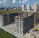 Ход строительства дома 34 (ГП-2) в ЖК Скандиа. Квартал у Леса -
