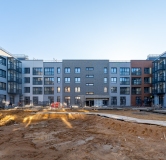 Ход строительства дома 4 в ЖК Лисино -