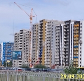 Ход строительства дома 75 в ЖК Радужные дворы -