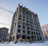 Ход строительства дома 10 в ЖК Прео-8 -