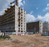 Ход строительства дома 11.1 в ЖК Солнечный -