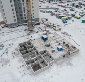 Ход строительства дома 7, строение 1 в ЖК КБС Берег -