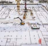 Ход строительства дома 1 этап, Корпус Е в ЖК Квартал Заречье -