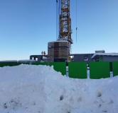 Ход строительства дома 63 в ЖК Лугометрия -