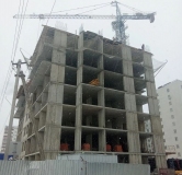 Ход строительства дома литер 19 в ЖК Волна -