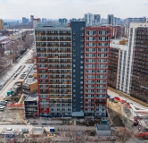 Ход строительства дома 1, секция 1, 2 в ЖК Знаменский -