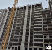 Ход строительства дома 1 в ЖК Толк Академический -
