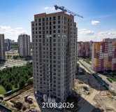 Ход строительства дома 10 в ЖК Прео-8 -