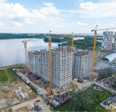 Ход строительства дома 1 в ЖК Береговой -