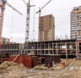 Ход строительства дома 2 в ЖК Scala City -