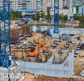 Ход строительства дома 2.1 в ЖК Клевер -