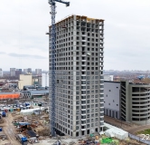 Ход строительства дома № 117, корпус 13 (4Б) в ЖК Фатера -