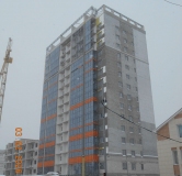 Ход строительства дома блок А в ЖК Перспектива -