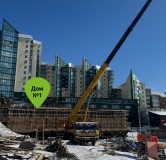 Ход строительства дома 2 в ЖК На Кузьмихе -