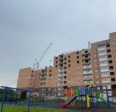 Ход строительства дома 84, секция 2 в ЖК На Ленина -