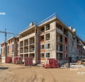 Ход строительства дома 5, корпус 4.1 в ЖК Дворцовый Фасад -