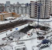 Ход строительства дома 3, секция 1-4 в ЖК Беринг -