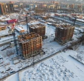 Ход строительства дома 28.1 в ЖК Новый Портовый -