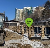 Ход строительства дома 2 в ЖК На Кузьмихе -